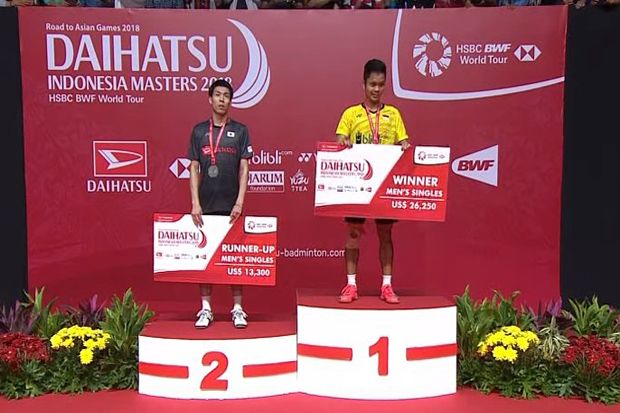 Anthony Ginting Juara...