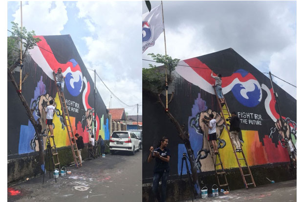 Mural Buatan Kader Perindo...