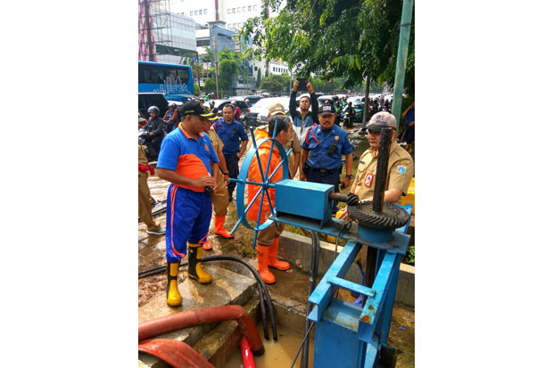 Tergenang 40 Cm, Pemkot...