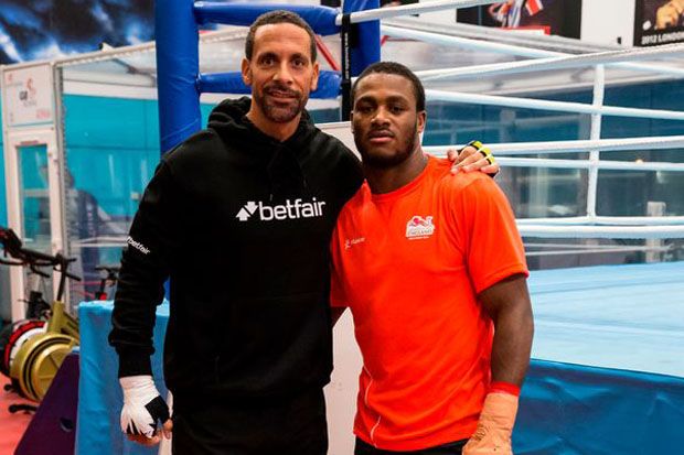Rio Ferdinand Sparring...