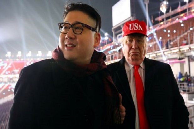 Kim Jong-un dan Trump...