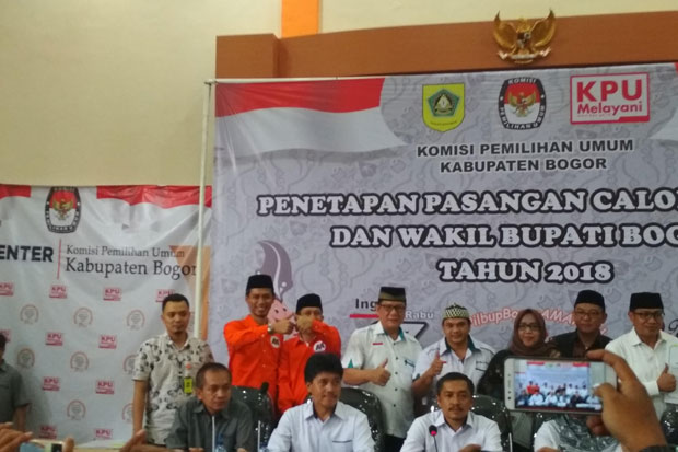KPU Bogor Tetapkan 5...