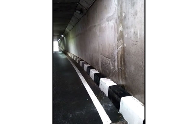 Air Mengucur di Underpass...