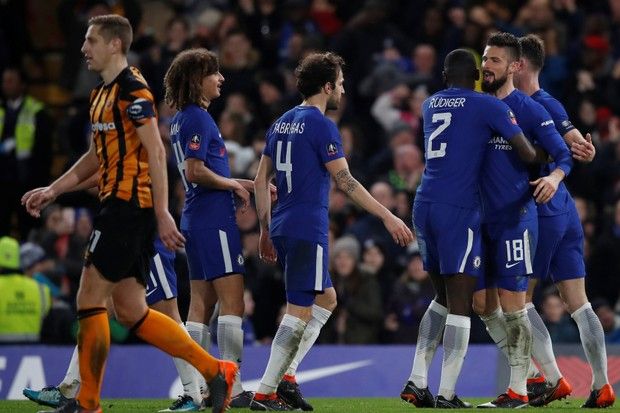 Gebuk Hull City, Chelsea...