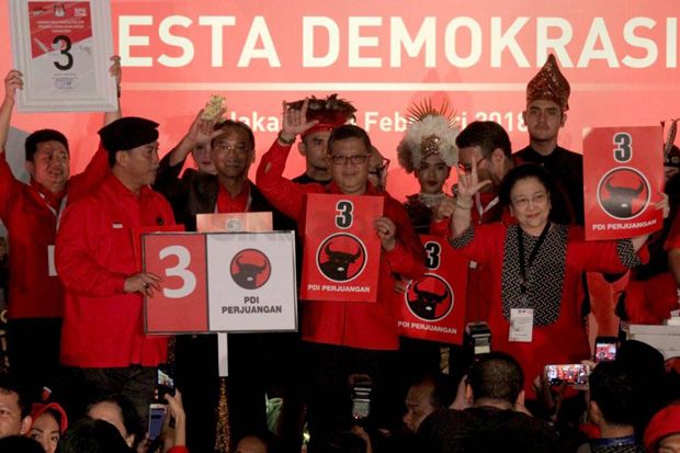 PDIP Nomor Tiga, Mega...