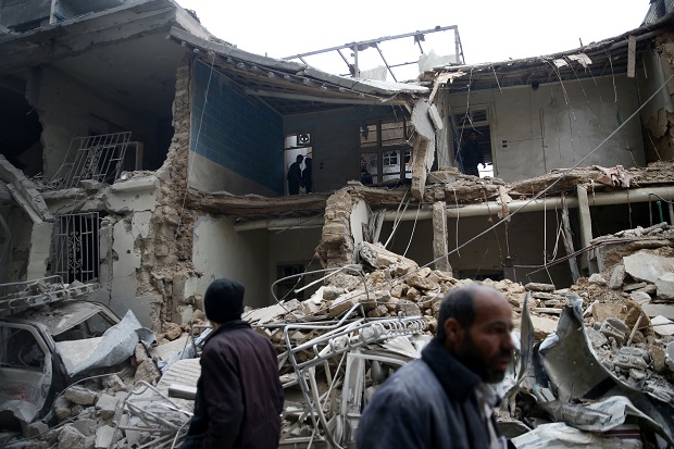 Prancis: Pemboman Ghouta...