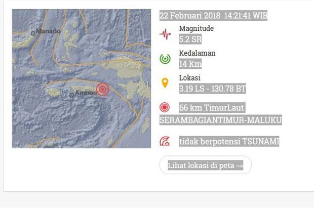 Gempa 5,2 SR Goyang...