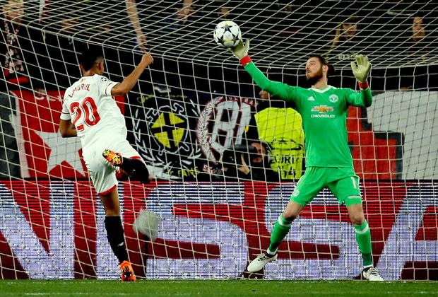 Reaksi De Gea Usai Tampil...