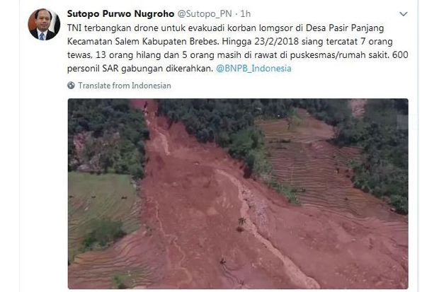 Update Longsor Brebes:...