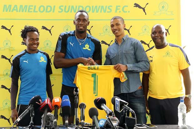 Usain Bolt Bakal Merumput...