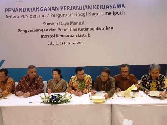 PLN Gandeng Tujuh PTN...