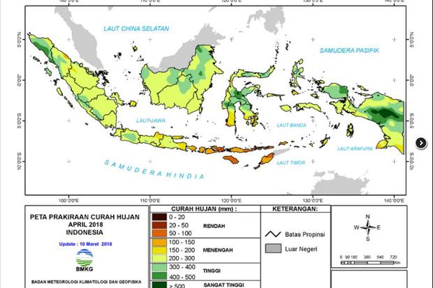 Siang Hari, Tiga Wilayah...