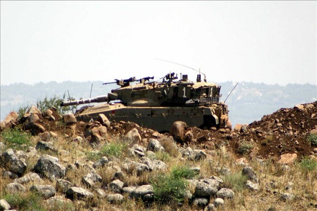 Tank-tank Israel Tembaki...