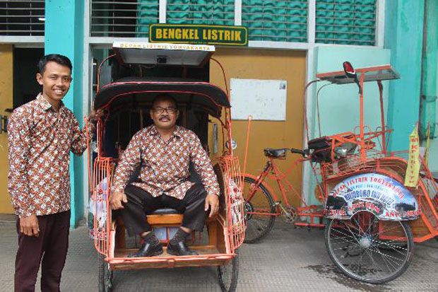 Inovasi Becak Listrik...