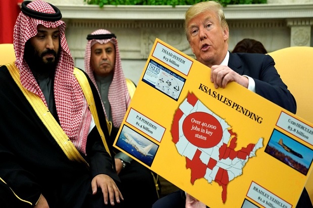 Trump pada Putra Mahkota...