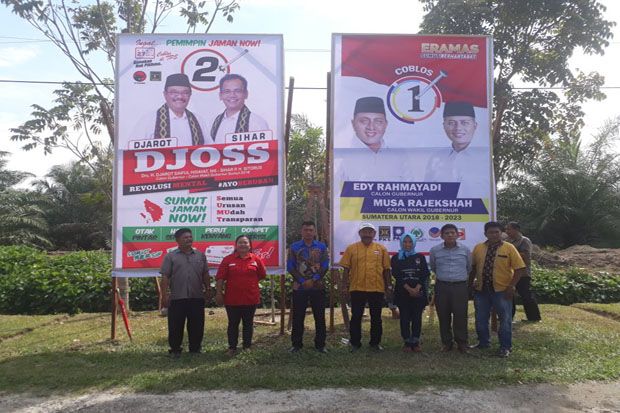 KPU Deliserdang Pasang...