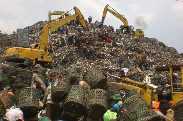 600 Ton Sampah Masuk...