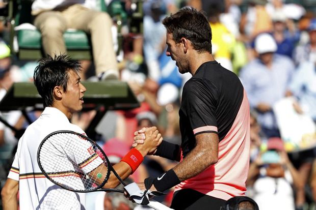 Kei Nishikori Terhenti...