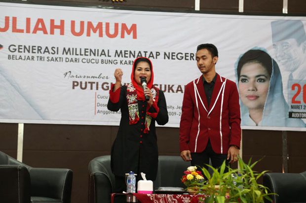 Cawagub Puti Soekarno...