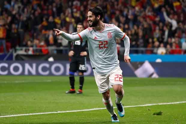Isco Hat-trick, Spanyol...