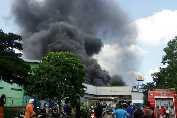 Gudang Karet di KBN...