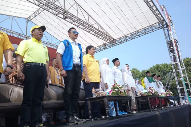 AHY Puji Stamina Khofifah