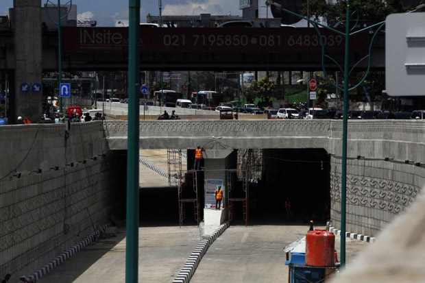 Uji Coba Underpass Matraman...