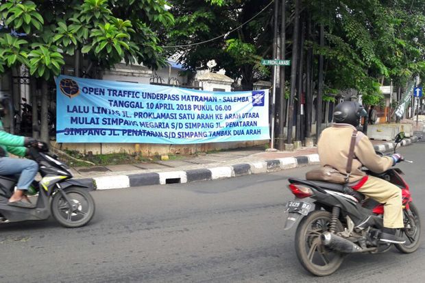 Jelang Uji Coba Underpass...