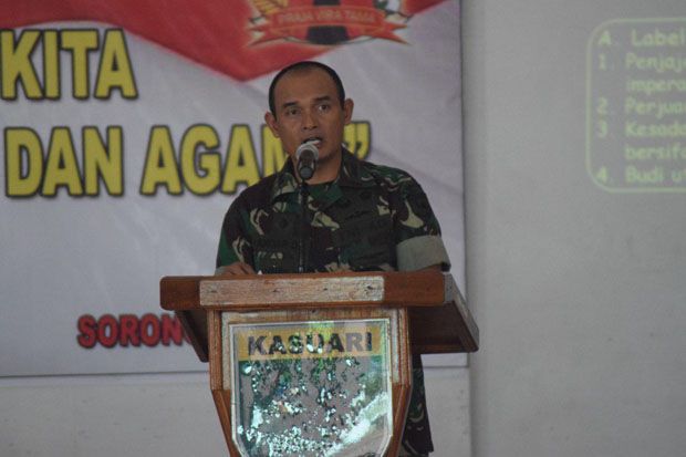 Dandim 1704 Sorong Paparkan...