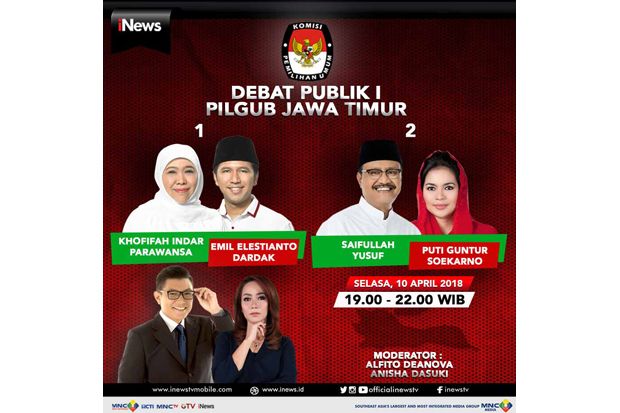 Debat Perdana Pilgub...