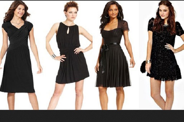 Puff Shoulder Dress...