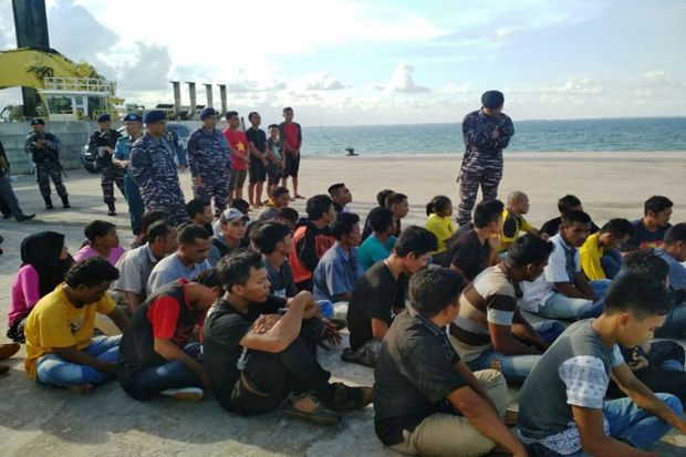TNI AL Tangkap 3 Speedboat...