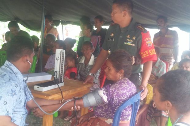 Satgas TMMD Gelar Pengobatan...
