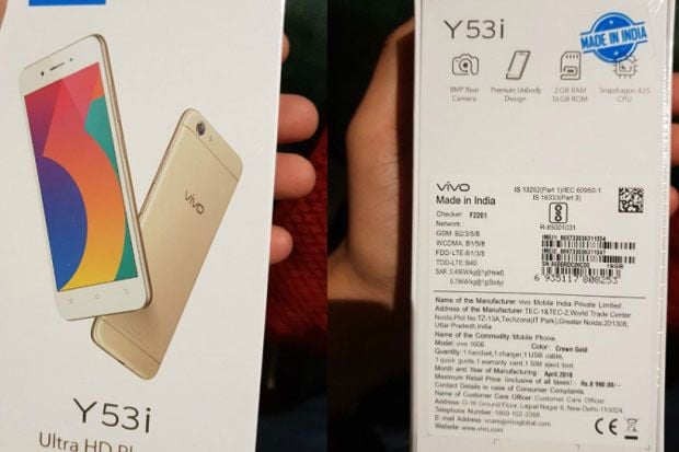 Vivo Y53i, Smartphone...