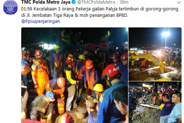 Tiga Pekerja Galian...
