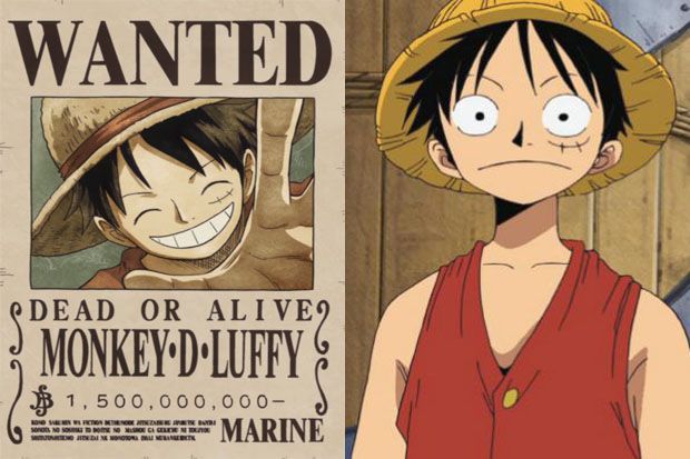 Luffy Jadi Buronan dengan...