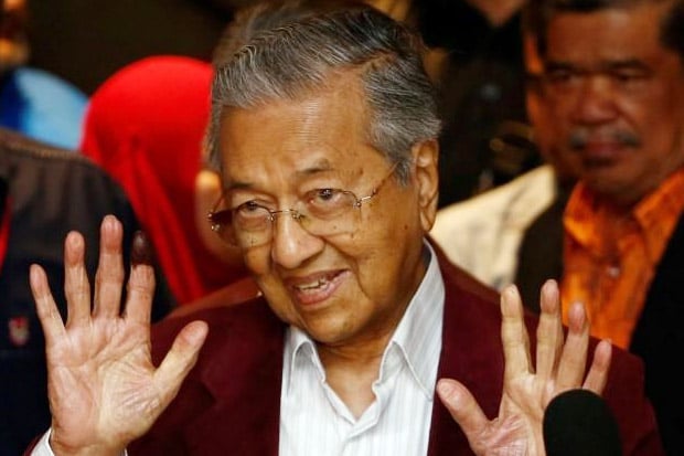 Resmi! Mahathir Mohamad...