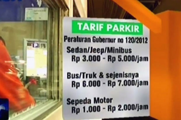Tarif Parkir Gedung...