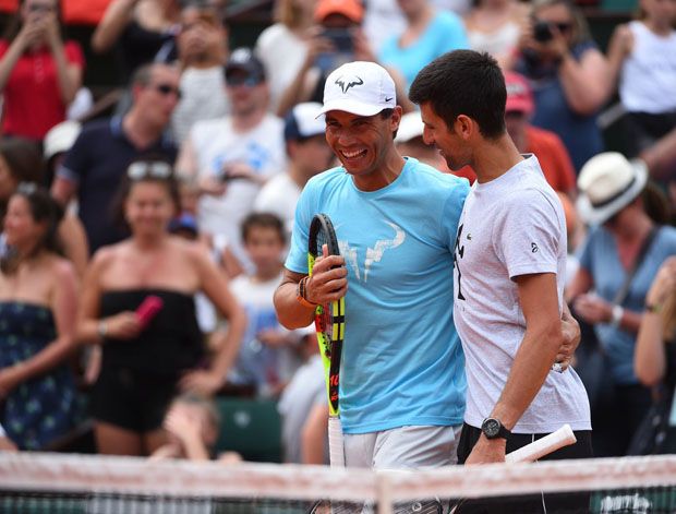 Aksi Djokovic/Nadal...