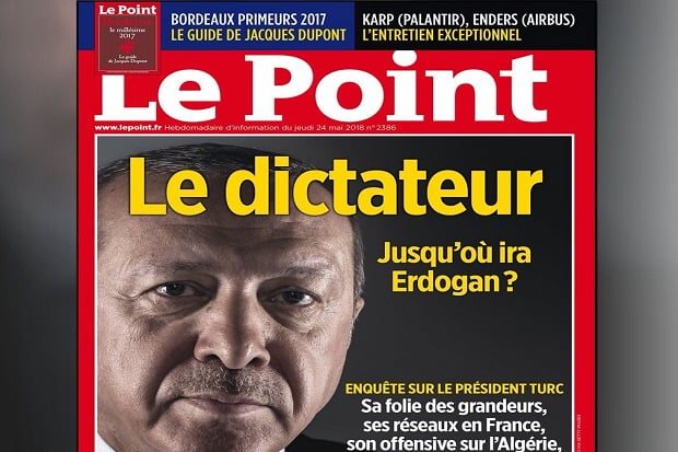 Macron Bela Cover Majalah...