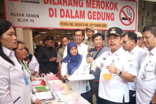 Sidak Pasar Senen, Tim...