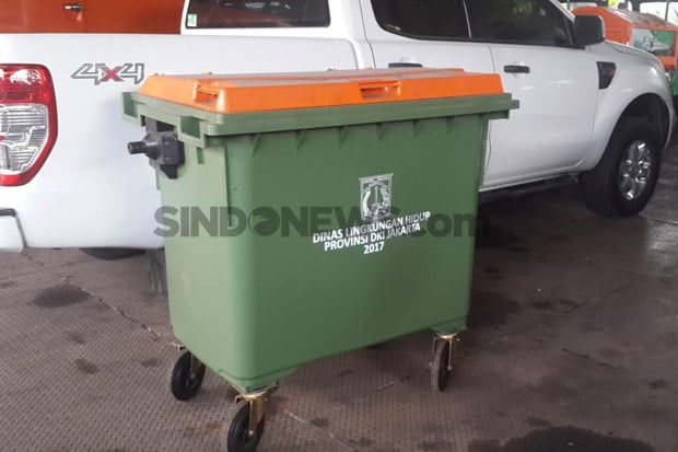 Tong Sampah Beroda Asal...