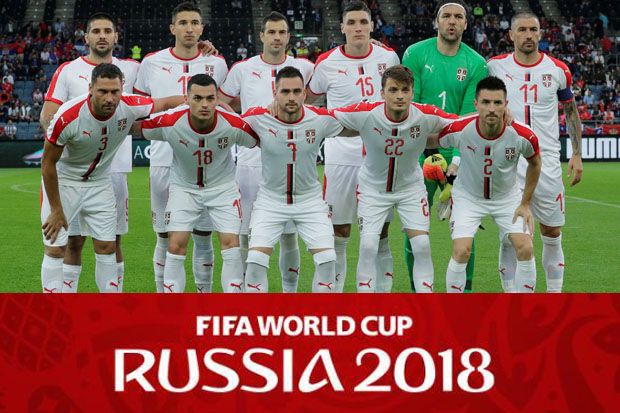 Grup E: Penampilan Serbia...