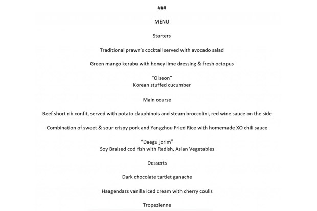 Menu Makan Siang Trum-Jong-un,...