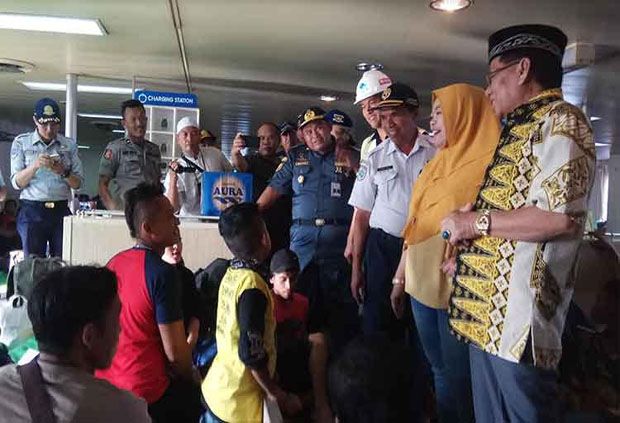 Bupati Kobar Cek Pemudik...