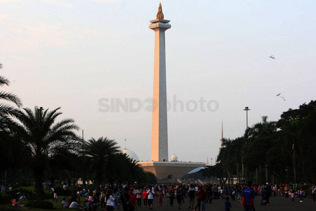 Liburan Lebaran, Monas...