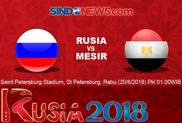 Preview Rusia vs Mesir:...