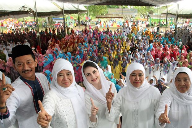 Bersama AHY, Khofifah...