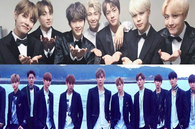 Personel BTS dan Wanna...
