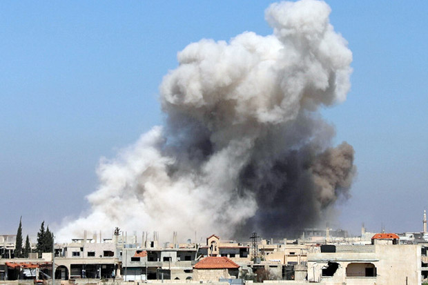 Tantang AS, Assad Serang...